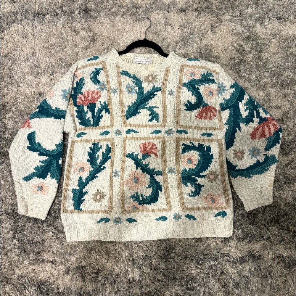 Jennifer Reed Hand knit sweater Size Large